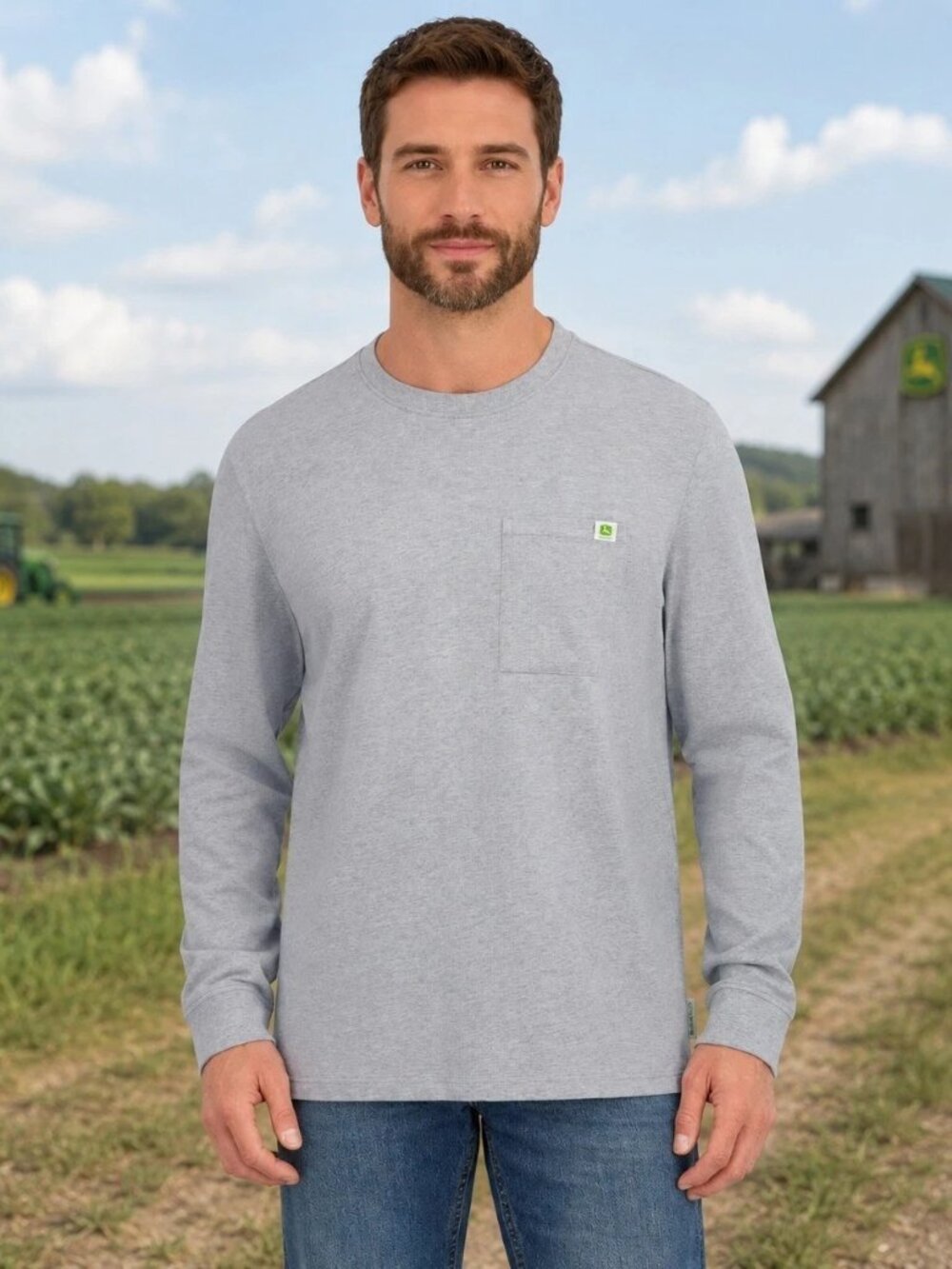 John Deere Men’s Long Sleeve Tee NEW